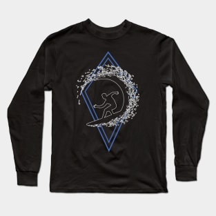 Surfer in the wave Long Sleeve T-Shirt